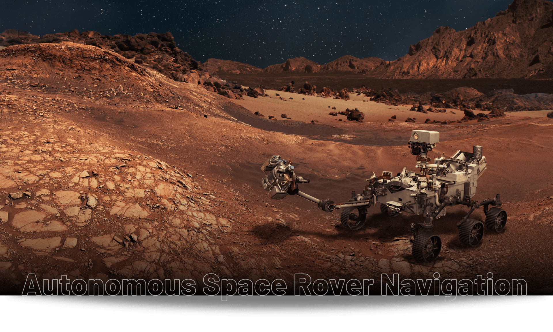 Autonomous Space Rover Navigation With RL